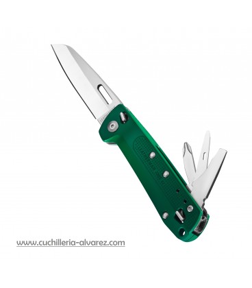 Navaja Leatherman FREE K2 verde 832894