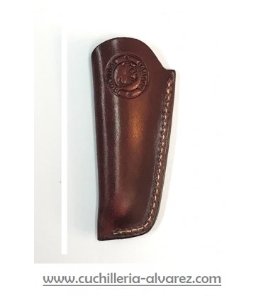 Funda de piel marron artesana JOSE CARBALLINO