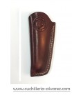 Funda de piel marron artesana JOSE CARBALLINO