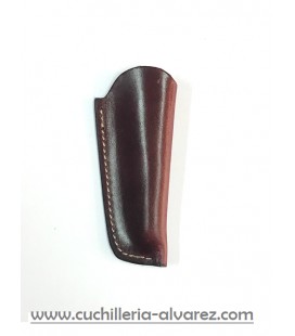 Funda de piel marron artesana JOSE CARBALLINO