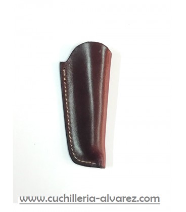 Funda de piel marron artesana JOSE CARBALLINO