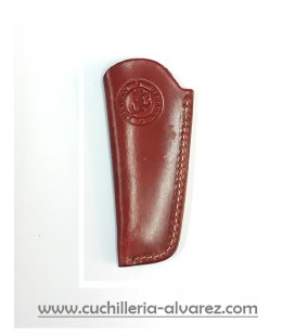 Funda de piel marron2 artesana JOSE CARBALLINO