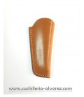 Funda de piel mostaza artesana JOSE CARBALLIDO