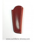 Funda de piel marron2 artesana JOSE CARBALLIDO