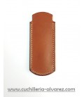 Funda de piel marron3 artesana JOSE CARBALLIDO doble