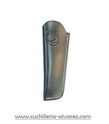 Funda de piel negra artesana JOSE CARBALLIDO