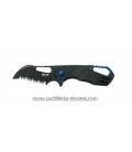 Navaja MKM Isonzo FX03-1PBK Hawkbill Serrated Black