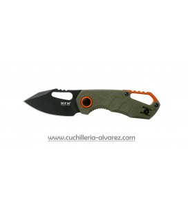 Navaja MKM Isonzo FX03-3PGO Clip Point OD Green FRN