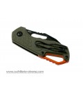 Navaja MKM Isonzo FX03-3PGO Clip Point OD Green FRN