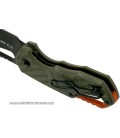 Navaja MKM Isonzo FX03-3PGO Clip Point OD Green FRN