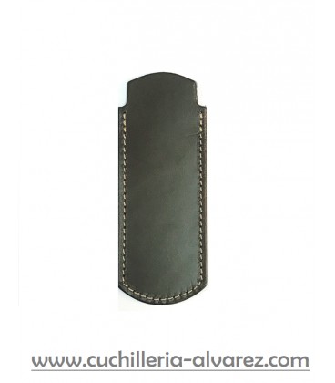 Funda de piel FJC2D MARRON5 artesana JOSE CARBALLIDO doble