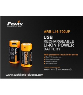 Bateria Fenix ARB-L16-700U