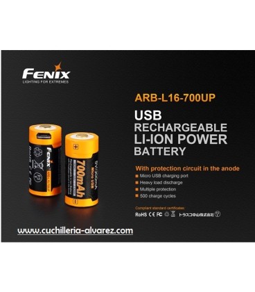 Bateria Fenix ARB-L16-700U