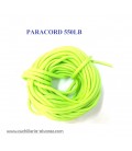 Paracord 550lb verde 1 Metro de 4 mm