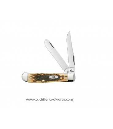 Navaja CASE MINI TRAPPER Amber Bone CA00013