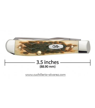 Navaja CASE MINI TRAPPER Amber Bone CA00013