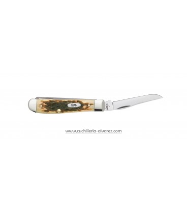 Navaja CASE MINI TRAPPER Amber Bone CA00013