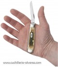 Navaja CASE MINI TRAPPER Amber Bone CA00013