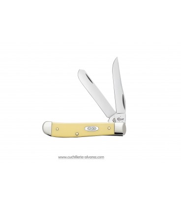 Navaja CASE MINI TRAPPER Yellow Synthetic CA00029