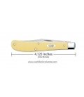 Navaja CASE SLIMLINE TRAPPER Yellow Synthetic CA00031