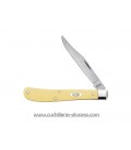 Navaja CASE SLIMLINE TRAPPER Yellow Synthetic CA00031