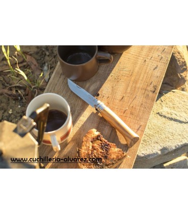 Navaja Opinel Nº8 INOX OLIVO 002020