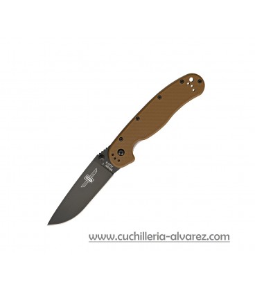 Navaja ONTARIO RAT I Coyote Brown pavonada ON8846CB