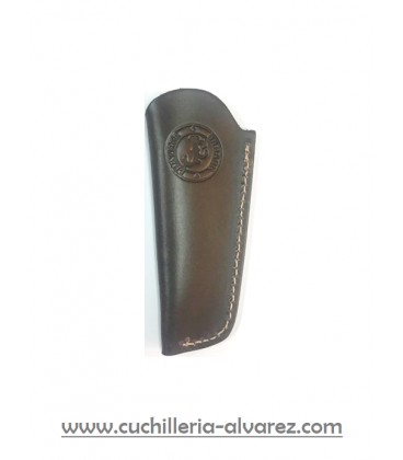 Funda de piel marron2 artesana JOSE CARBALLIDO