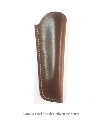 Funda de piel marron4 artesana JOSE CARBALLIDO