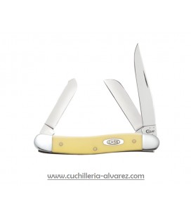 Navaja CASE MEDIUM STOCKMAN Yellow Synthetic CA00035