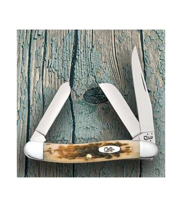 Navaja CASE MEDIUM STOCKMAN Amber Bone CA00042