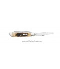 Navaja CASE PEACH SEED JIG HOBO Amber Bone CA00052