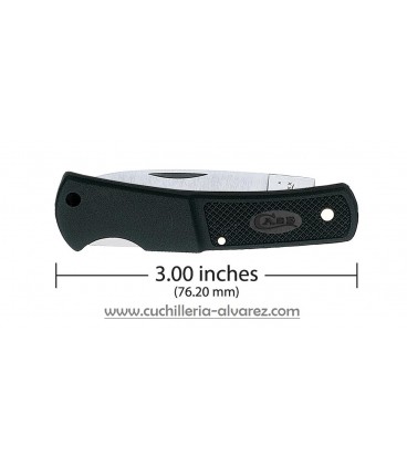 Navaja CASE Black Caliber  Synthetic Small Lockback CA00156