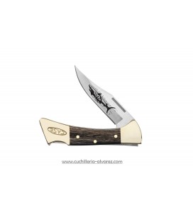 Navaja CASE  MAKO con funda de cuero CA00169