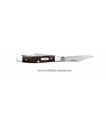 Navaja CASE Brown Synthetic Medium Stockman CA00217