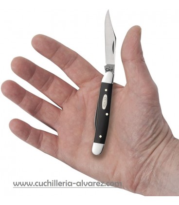 Navaja CASE Black Synthetic Smooth Medium Jack CA00220