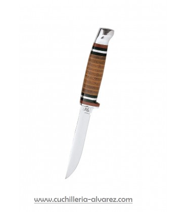 Cuchillo CASE Mini FINN Hunter con f. cuero CA00379