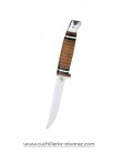 Cuchillo CASE Mini FINN Hunter con f. cuero CA00379