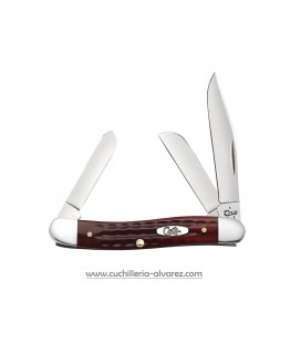 Navaja CASE STOCKMAN Pocket Worn Old Red Bone Corn Medium CA00786