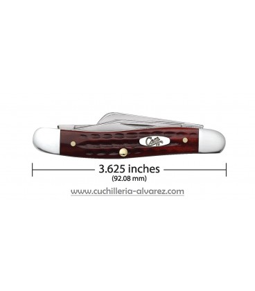 Navaja CASE STOCKMAN Pocket Worn Old Red Bone Corn Medium CA00786