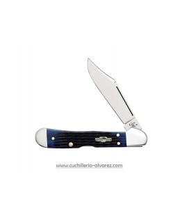 Navaja CASE Blue Bone Rogers Corn Cob Jig Mini CopperLock CA02864