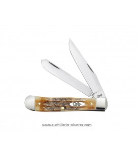 Navaja CASE 6.5 Bone Stag Trapper CA03573