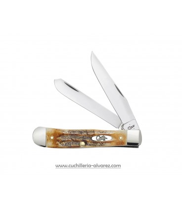 Navaja CASE 6.5 Bone Stag Trapper CA03573