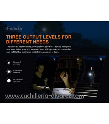 Linternas Fenix E01-v2.0