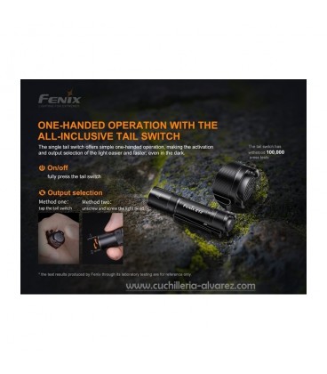 Linternas Fenix E12-V2.0 negra