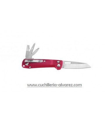 Navaja Leatherman FREE K2 crimson