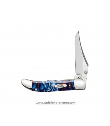 Navaja CASE Kickstart® Smooth Patriotic Kirinite® Mid-Folding Hunter CA11216