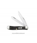 Navaja CASE TRAPPER Rough Black Synthetic CA18221