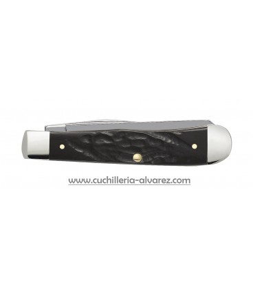 Navaja CASE TRAPPER Rough Black Synthetic CA18221