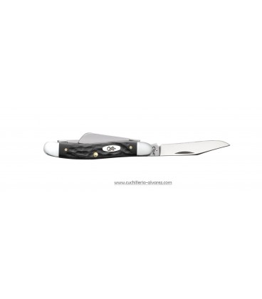 Navaja CASE STOCKMAN Rough Black Synthetic Medium CA18222
